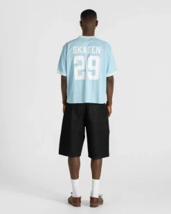 SC Football T-shirt Light Blue