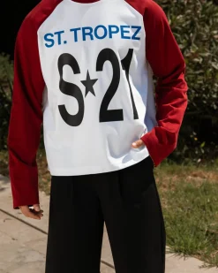 St. Tropez Raglan Longsleeve Bordeaux
