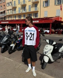 St. Tropez Raglan Longsleeve Bordeaux