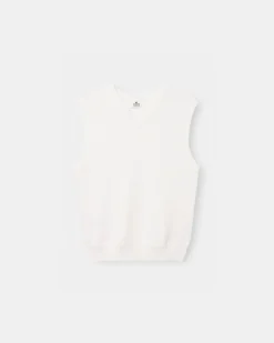 Strikvest Hvid