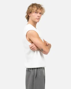 Strikvest Hvid