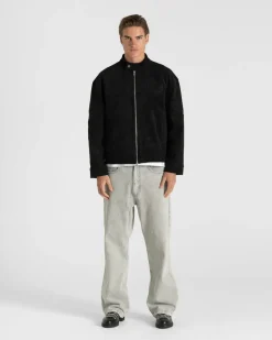 Suede Jacket Black