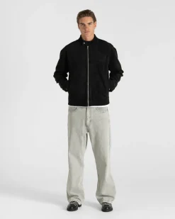 Suede Jacket Black