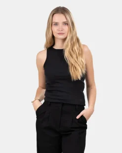 Tank Top Sort Dame