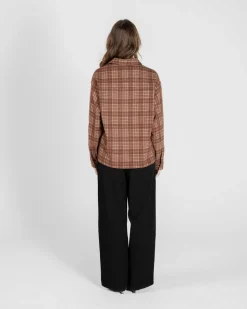 Ternet Flannel shirt bordeaux