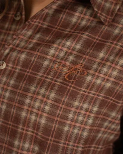 Ternet Flannel shirt bordeaux