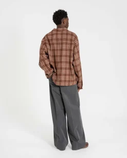 Ternet Flannel shirt bordeaux