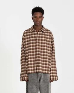 Ternet Flannel Shirt Brown