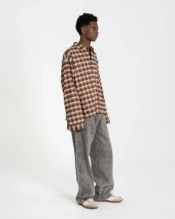 Ternet Flannel Shirt Brown
