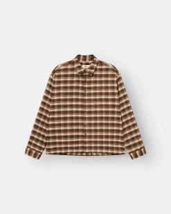Ternet Flannel Shirt Brown
