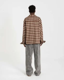 Ternet Flannel Shirt Brown