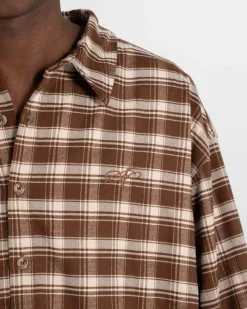 Ternet Flannel Shirt Brown