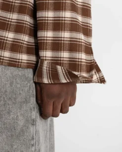 Ternet Flannel Shirt Brown
