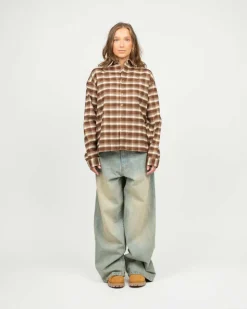 Ternet Flannel Shirt Brown