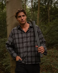 Ternet Flannel Shirt grey