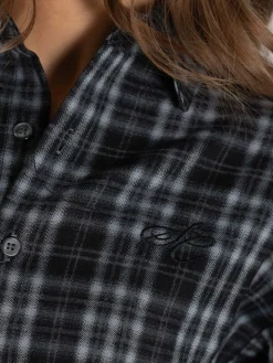 Ternet Flannel Shirt grey